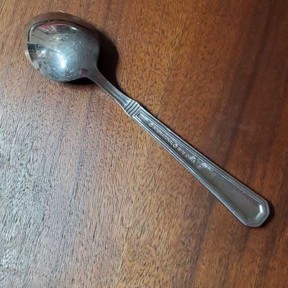 International Roxbury Place Oval Soup Spoon stainless steel 7” replacement - Picture 7 of 11